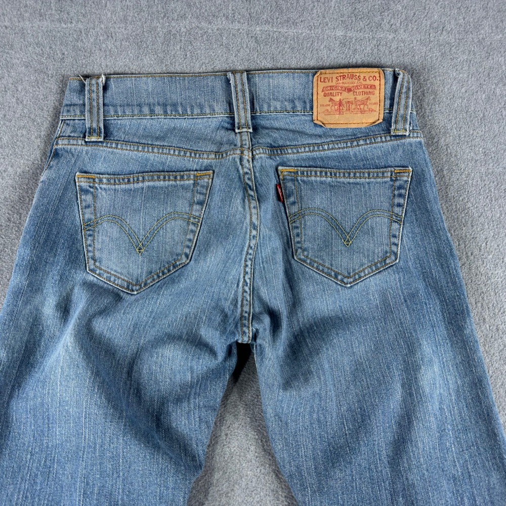 Vintage Levis 542 Jeans Womens 10M Blue Y2K Low Straight Denim Medium Wash